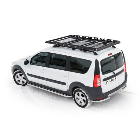 Защита порогов с алюм. площадкой d51мм (НПС) L@DA L@ЯGUS Cross (2015-н.в.) купить недорого с доставкой в Новосибирск