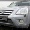 Защита радиатора "Standart" Honda CR-V рестайлинг (2004-2006) чёрная купить недорого с доставкой в Новосибирск