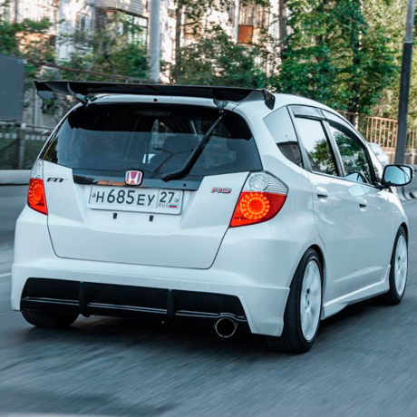 Накладки на пороги "Axis" для Honda Fit GE дорестайлинг (2007-2011 г.в.) купить недорого с доставкой в Новосибирск