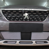 Защита радиатора "Standart" Peugeot 3008 (2016-2020) боковая, хром купить недорого с доставкой в Новосибирск